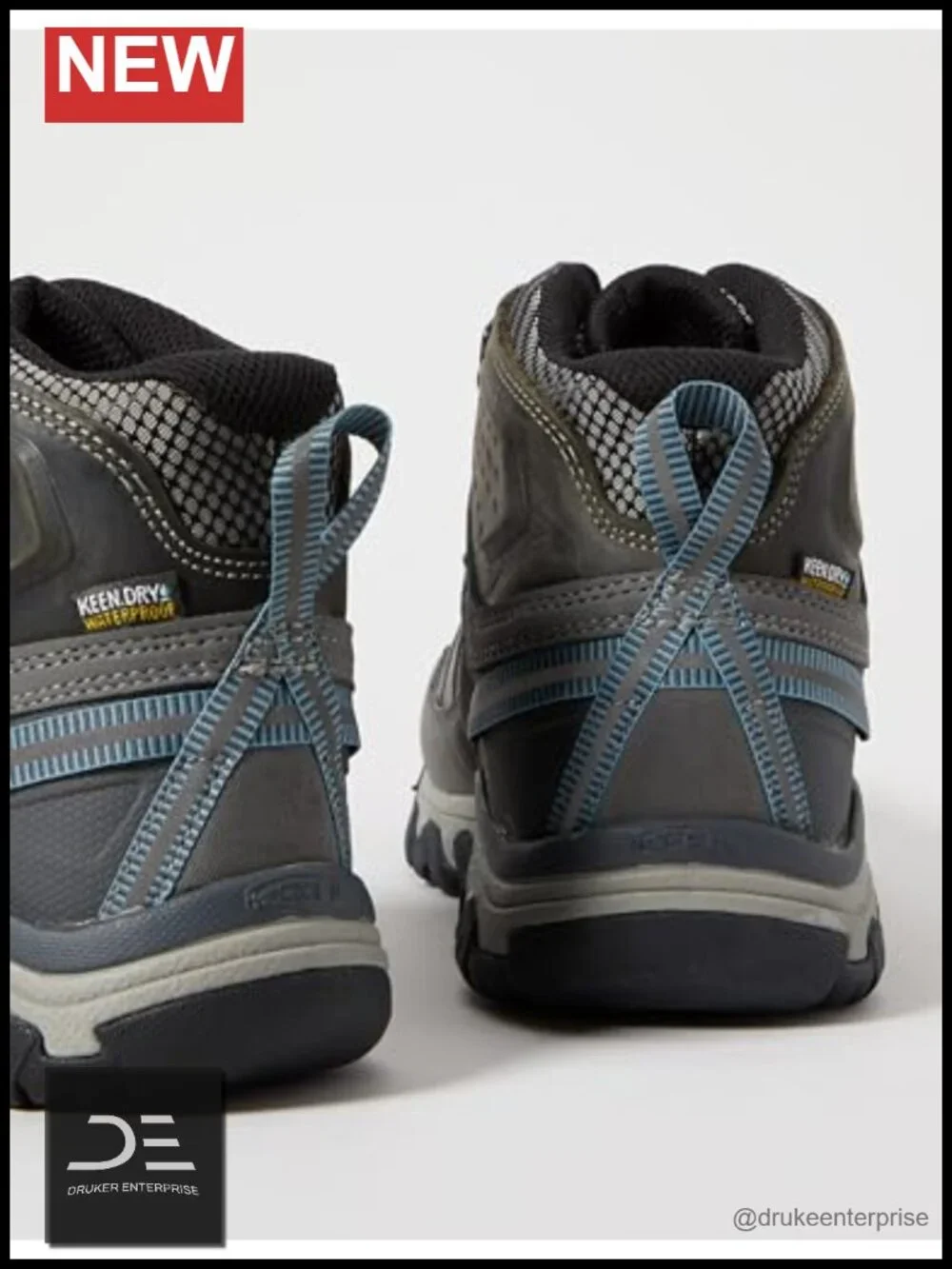 Waterproof Leather Mid Hiking Boots for Women